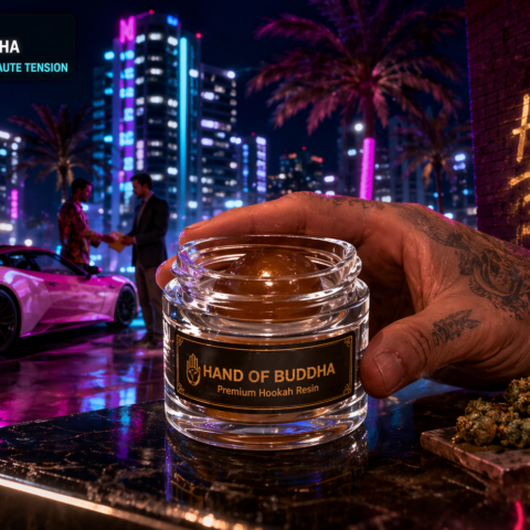 résine pour chicha CBD Hand of Buddha
